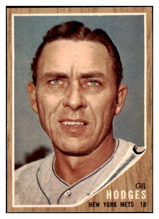 1962 Topps Baseball #085 Gil Hodges Mets EX-MT 529162