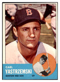 1963 Topps Baseball #115 Carl Yastrzemski Red Sox EX-MT 529172
