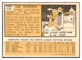 1963 Topps Baseball #115 Carl Yastrzemski Red Sox EX-MT 529172
