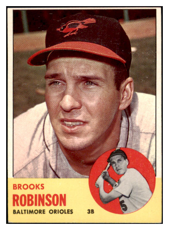 1963 Topps Baseball #345 Brooks Robinson Orioles EX-MT 529177