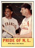 1963 Topps Baseball #138 Willie Mays Stan Musial EX-MT 529180