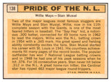 1963 Topps Baseball #138 Willie Mays Stan Musial EX-MT 529180