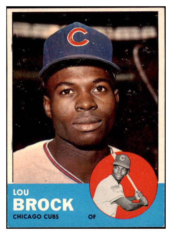 1963 Topps Baseball #472 Lou Brock Cubs EX-MT 529184
