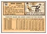1963 Topps Baseball #380 Ernie Banks Cubs EX-MT 529188