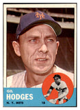 1963 Topps Baseball #245 Gil Hodges Mets EX-MT 529190