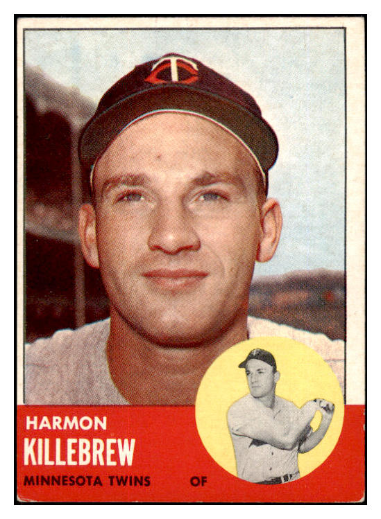 1963 Topps Baseball #500 Harmon Killebrew Twins VG-EX 529197