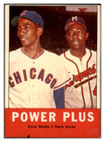1963 Topps Baseball #242 Hank Aaron Ernie Banks VG-EX 529198