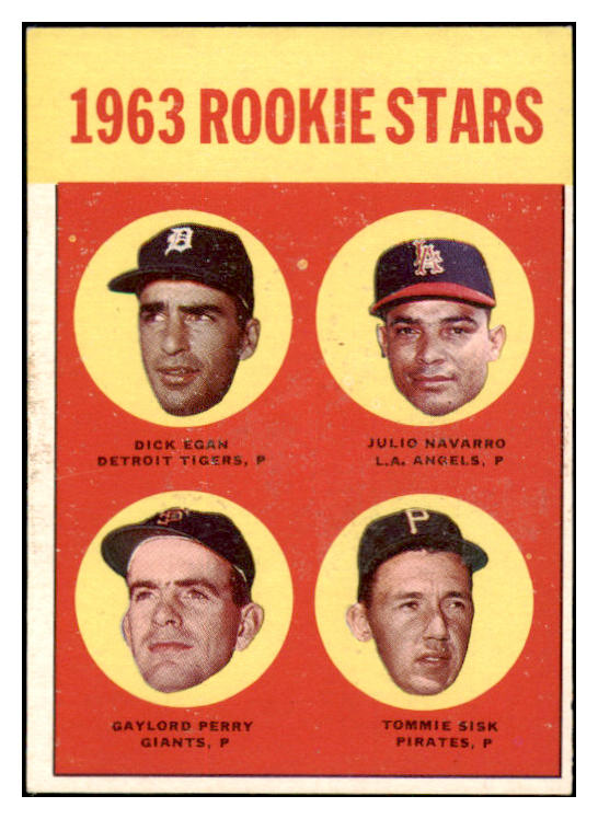 1963 Topps Baseball #169 Gaylord Perry Giants EX-MT 529200