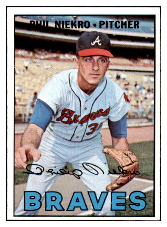 1967 Topps Baseball #456 Phil Niekro Braves EX-MT 529214