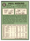 1967 Topps Baseball #456 Phil Niekro Braves EX-MT 529214