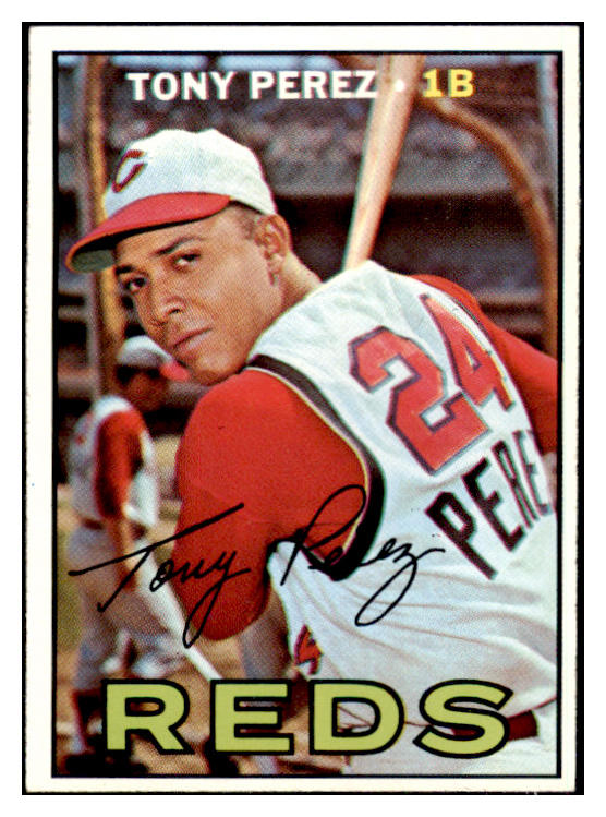 1967 Topps Baseball #476 Tony Perez Reds EX-MT 529222