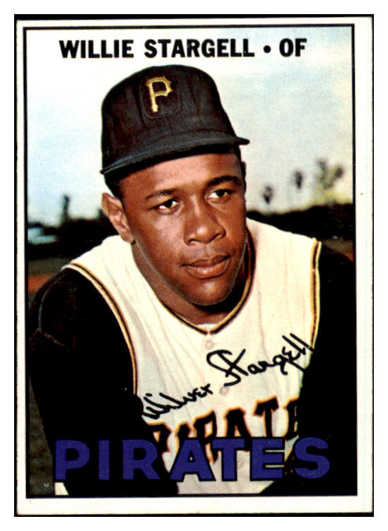 1967 Topps Baseball #140 Willie Stargell Pirates EX-MT 529227