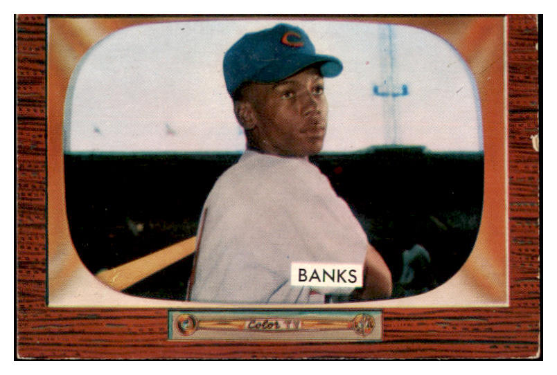 1955 Bowman Baseball #242 Ernie Banks Cubs GD-VG 529247