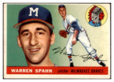 1955 Topps Baseball #031 Warren Spahn Braves GD-VG 529267