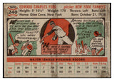1956 Topps Baseball #240 Whitey Ford Yankees EX-MT 529299