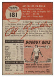 1953 Topps Baseball #181 Al Zarilla Red Sox EX-MT 529300