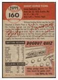 1953 Topps Baseball #160 Bob Young Browns EX-MT 529301