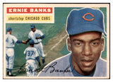 1956 Topps Baseball #015 Ernie Banks Cubs EX Gray 529317