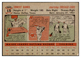 1956 Topps Baseball #015 Ernie Banks Cubs EX Gray 529317