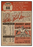 1953 Topps Baseball #088 Willie Jones Phillies EX 529322