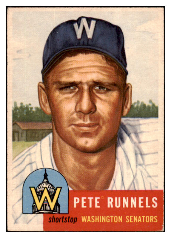 1953 Topps Baseball #219 Pete Runnels Senators EX+/EX-MT 529325