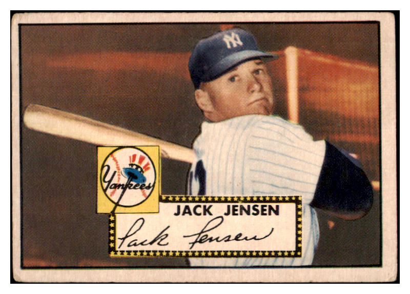 1952 Topps Baseball #122 Jackie Jensen Yankees VG-EX 529330