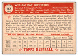 1952 Topps Baseball #167 Bill Howerton Pirates VG-EX 529331