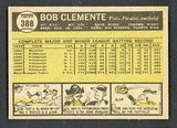 1961 Topps Baseball #388 Roberto Clemente Pirates NR-MT 529334