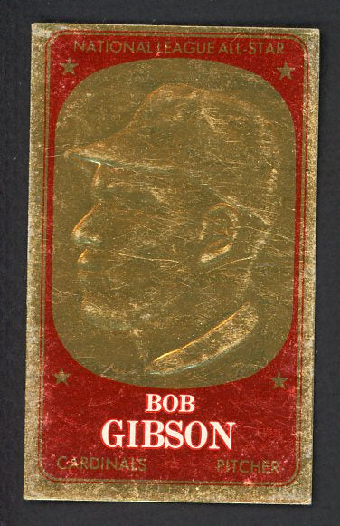 1965 Topps Baseball Embossed #069 Bob Gibson Cardinals EX-MT 529336