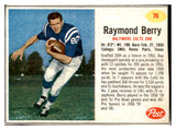 1962 Post Football #076 Raymond Berry Colts VG-EX 529376