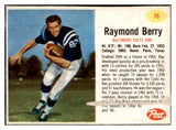 1962 Post Football #076 Raymond Berry Colts GD-VG 529377