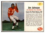 1962 Post Football #097 Jim Johnson 49ers NR-MT 529386