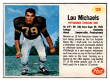 1962 Post Football #128 Lou Michaels Steelers EX-MT 529401