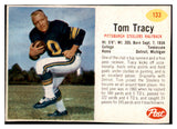 1962 Post Football #133 Tom Tracy Steelers EX 529410