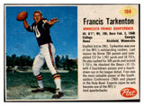 1962 Post Football #184 Fran Tarkenton Vikings VG-EX 529444