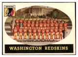 1958 Topps Football #027 Washington Redskins Team NR-MT 529464