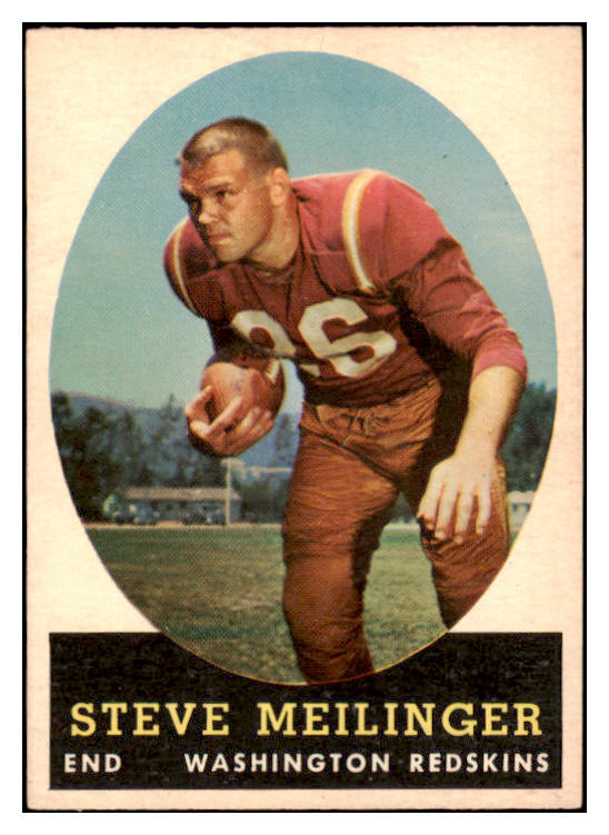 1958 Topps Football #033 Steve Meilinger Washington NR-MT 529467