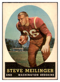 1958 Topps Football #033 Steve Meilinger Washington NR-MT 529467
