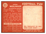 1958 Topps Football #033 Steve Meilinger Washington NR-MT 529467