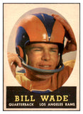 1958 Topps Football #038 Bill Wade Rams NR-MT 529469