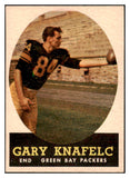 1958 Topps Football #056 Gary Knafelc Packers NR-MT 529484
