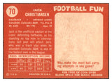 1958 Topps Football #070 Jack Christiansen Lions NR-MT 529493