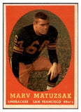 1958 Topps Football #079 Marv Matuszak 49ers NR-MT 529499