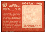 1958 Topps Football #079 Marv Matuszak 49ers NR-MT 529499