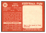 1958 Topps Football #094 Tobin Rote Lions EX-MT 529508