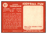 1958 Topps Football #097 Torgy Torgeson Washington NR-MT 529511