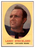 1958 Topps Football #099 Larry Strickland Bears NR-MT 529513