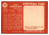 1958 Topps Football #099 Larry Strickland Bears NR-MT 529513
