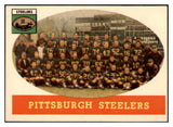 1958 Topps Football #116 Pittsburgh Steelers Team NR-MT 529524