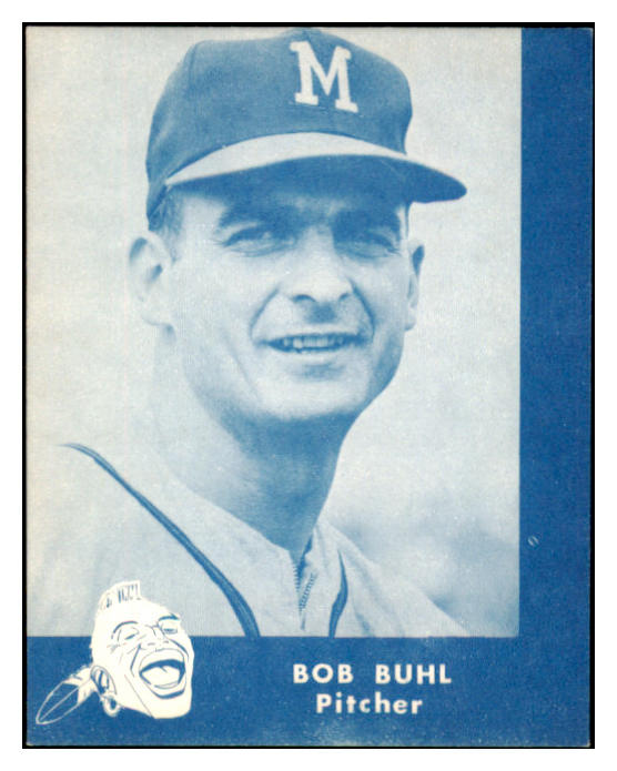 1960 Lake To Lake Bob Buhl Braves EX-MT 529537